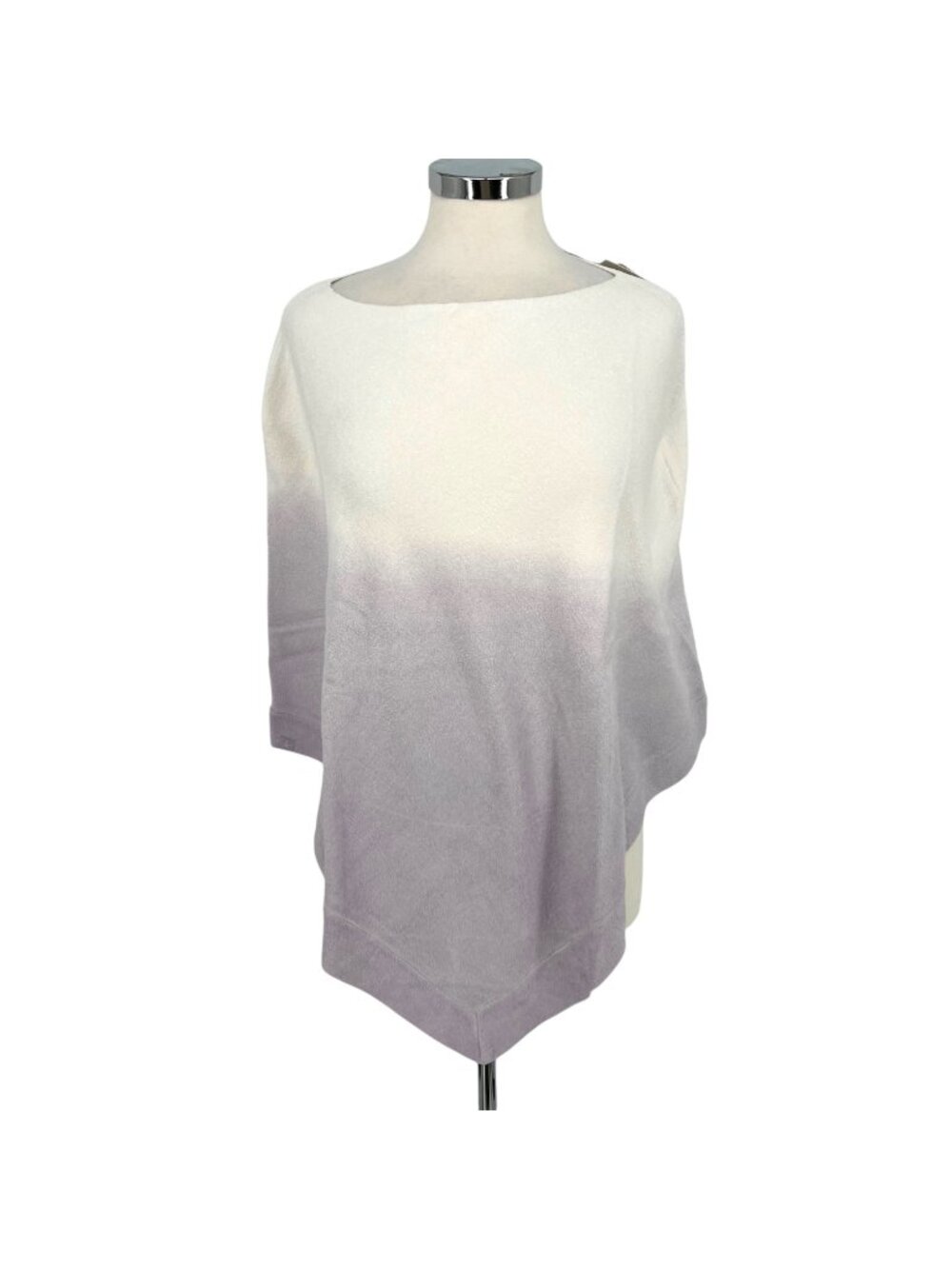 Barefoot Dreams CozyChic Ultra Lite Ocean Breeze Poncho Ombré Soft Violet NWT